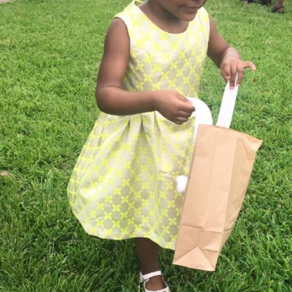 “Little Angels” Citrine Green Toddler Girl Dress!